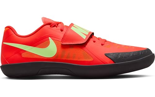 Nike Zoom Rival SD 2 Track & Field Throwing Shoes (FZ9665-600, Bright Crimson/Lime Blast/Hyper Orange/Washed Coral) Size 10