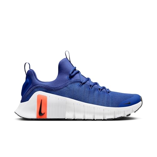 Nike Free Metcon 6 Men's Workout Shoes (FJ7127-401, Astronomy Blue/Hyper Crimson/Pale Ivory/Black) Size 11