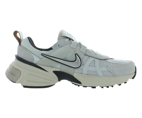 Nike V2K Run Womens Shoes Size 9.5, Color: Pure Platinum/Platinum Tint/Light Bone/Off-White