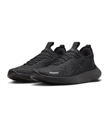 NIKE Free Run Next Nature Men's Trainers Running Shoes, Black Black Anthracite, 9