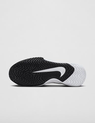 Nike Men's Precision 7 Basketball Shoes, White/Black, 10