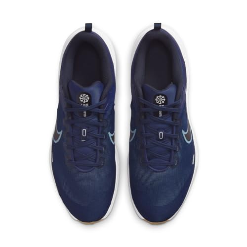 Nike Downshifter 12 Mens Running Trainers DD9293 Sneakers Shoes (UK 10 US 11 EU 45, Midnight Navy Worn Blue 400)