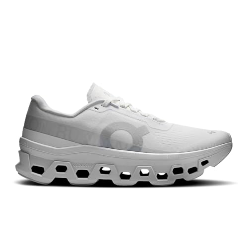 On Women's Cloudmonster 1 Sneakers, White | White, 7.5 Medium US