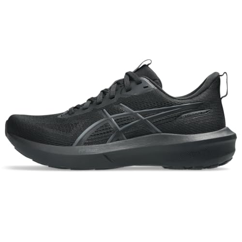 ASICS Women's GT-1000 14 Running Shoes, 11.5, Black/Black