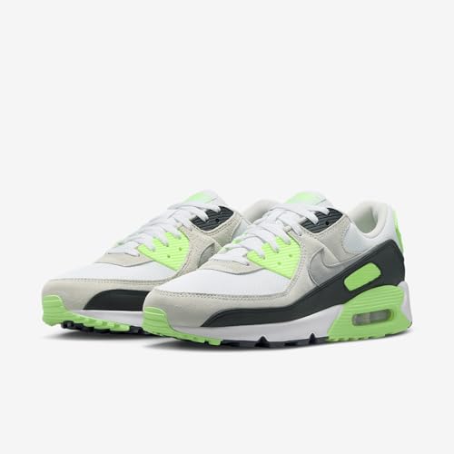 Nike Air Max 90 Men's Shoes (White/Light Bone/Neutral Olive/Cave Stone) Size 10