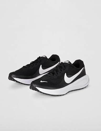 Nike Women's Revolution 8 Road Running Shoes, Black/White-Iron Grey, 12