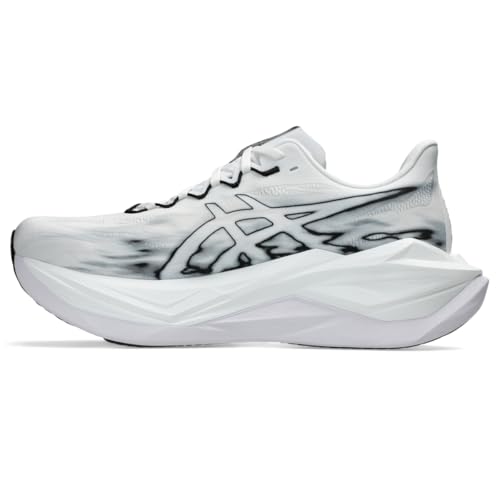 ASICS Unisex SUPERBLAST 3 Running Shoes, 10.5M / 12W, White/Black