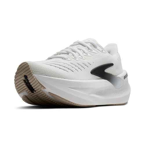 Brooks Men’s Glycerin Max 2 Neutral Running & Walking Shoe - White/Black/Chateau Gray - 9 Medium