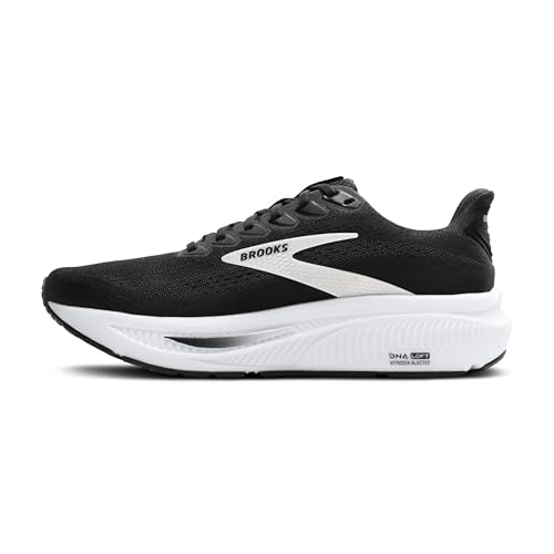 Brooks Women’s Ghost 17 Neutral Running Shoe - Black/Grey/White - 7.5 Medium