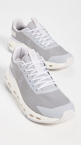 On Women's Cloudnova Form 2 Sneakers, Fog/Lavender, 9 Medium US