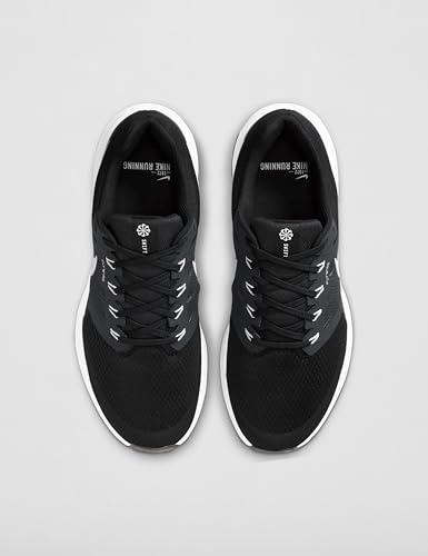 Nike Men's Run Swift 3 Road Running Shoes, Black/White-Dark Smoke Grey, 10