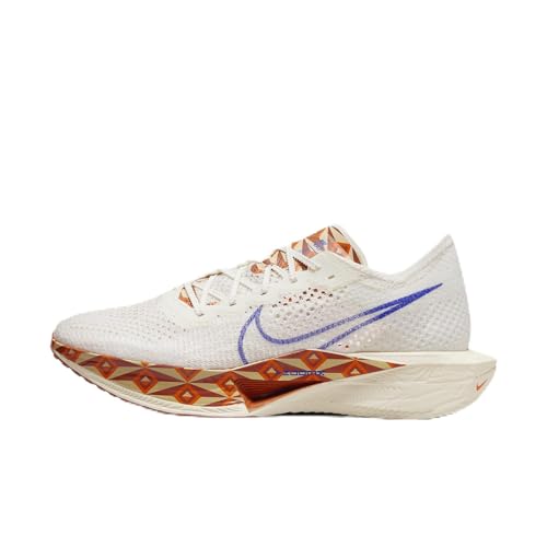 Nike Vaporfly 3 Men's Road Racing Shoes (FQ7676-100, Sail/Safety Orange/Burnt Sunrise/Hyper Royal) Size 9