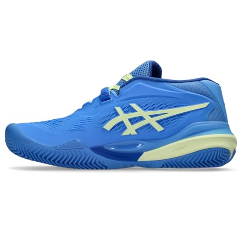 ASICS Women's Gel-Resolution X Clay, Blue Coast/Huddle Yellow, 7.5 Medium