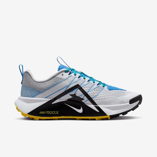 Nike Wildhorse 10 Men's Trail Running Shoes (FV2338-100, White/Black/University Blue/Playful Pink) Size 11