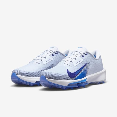Nike Infinity Tour 2 Golf Shoes (FD0217-001, Football Grey/Game Royal/Photo Blue) Size 11.5