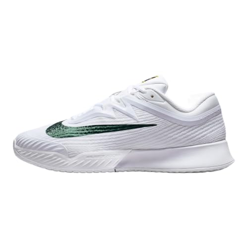 Nike Vapor Pro 3 PRM Men's Hard Court Tennis Shoes (White/University Gold/University Red/Gogi Green) Size 11
