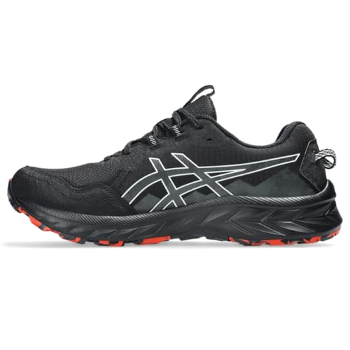 ASICS Men's Gel-Venture 10 Running Shoes, 8, Black/Lake Grey