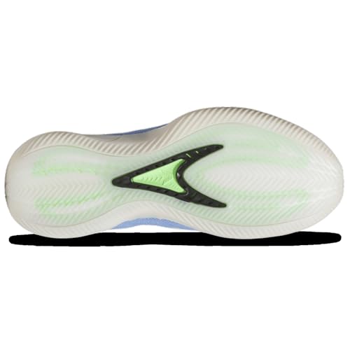 adidas Men's Anthony Edwards 1 Low Top Basketball Shoes Blue Fusion/Zero Metallic/Lime Burst 10.5 Medium