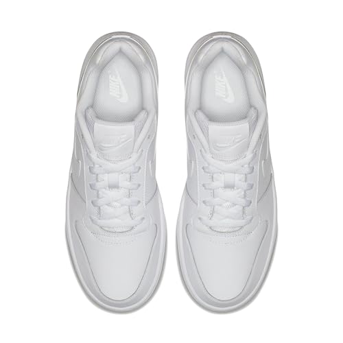 NIKE Men's Nike Ebernon Low Shoe, white/white, 10 Regular US