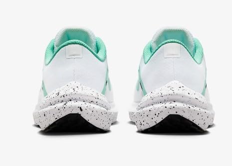 Nike Winflo 10 Women's Road Running Shoes (White/Black/Emerald Rise FN7106-100, US Footwear Size System, Adult, Women, Numeric, Medium, 6.5)