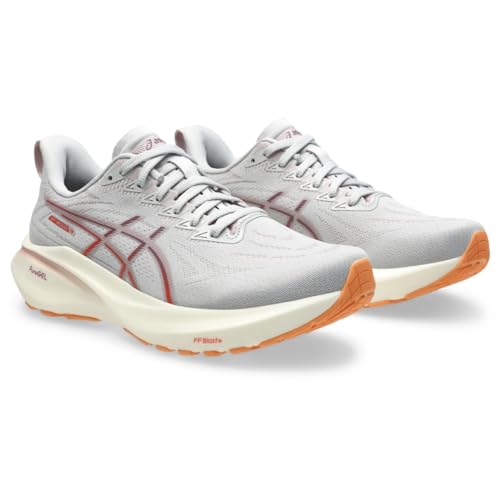ASICS Women's GT-2000 13 Running Shoe, 9.5, Concrete/Watershed Rose