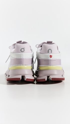 On Women's Cloudnova Sneakers, Undyed-White | Fade, 8.5 Medium US