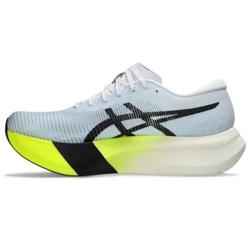 ASICS Unisex METASPEED Edge Running Shoes, 9M / 10.5W, Light Blue/Black