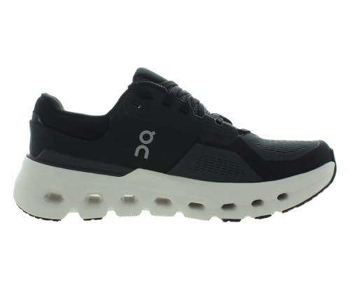 On Cloudrunner 2 Wide Womens Shoes Size 8, Color: Eclipse/Black-Black