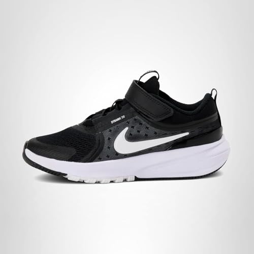 Nike Big Kid's Star Runner 5 Running Shoes, Black/White-White, 5.5Y