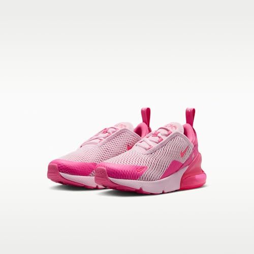 Nike Air Max 270 Little Kids' Shoes (Pink Foam/Pinksicle/White/Hyper Pink) Size 2.5