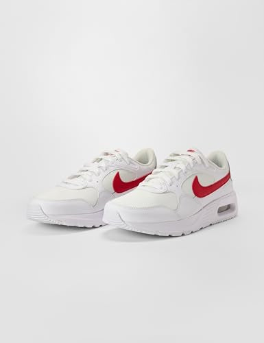 Nike Men's Air Max SC Shoes, White/University Red, 10.5