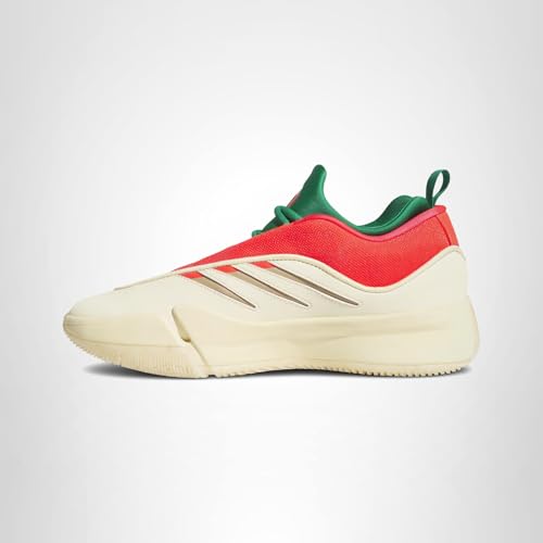 Adidas Unisex-Adult Dame 9 Basketball, Warm Vanilla/Lucid Red/Warm Sandstone, 9