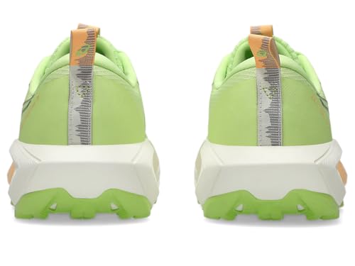 ASICS Womens Gel-Trabuco 13 Running Shoes, LIME GREEN/RAINSTORM GREY, 8