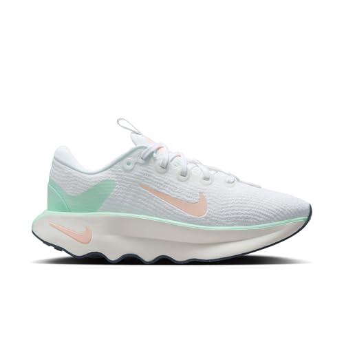 Nike Motiva Women's Walking Shoes (HQ3506-100, White/Mint Foam/Sail/Sunset Tint) Size 9.5