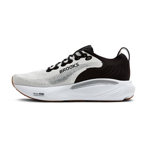 Brooks Men’s Adrenaline GTS 25 Supportive Running & Walking Shoe - White/Black/White - 12 Medium