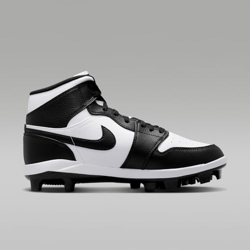 Jordan 1 Retro MCS Men's Baseball Cleats (White/Black/Black) Size 9