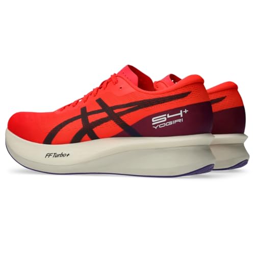 ASICS Unisex METASPEED SP 2 Track & Field Shoes, 13M / 14.5W, Flash RED/Carrier Grey