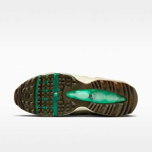 Nike Air Max 95 Golf 'Waste Management Open' Shoes (IB6895-100, Coconut Milk/Sail/Summit White/Stadium Green) 11 Women/9.5 Men