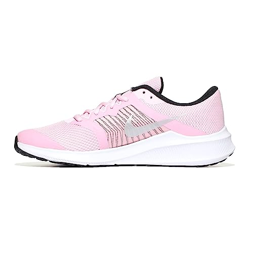 Nike Men's Downshifter 11 Walking Shoe, Pink Foam/Metallic Silver-Bla, X-Large UK, Pink Foam Metallic Silver Bla, X-Large