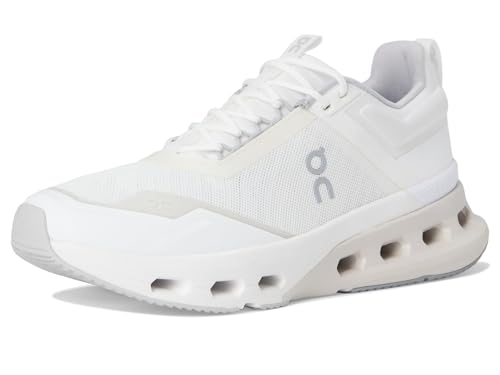 On Womens, Cloudnova X White/Glacier 9 Medium