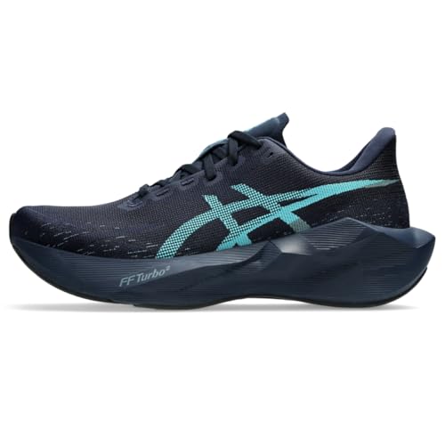 ASICS Men's NOVABLAST 6 Running Shoes, 13, Midnight/Energy Aqua