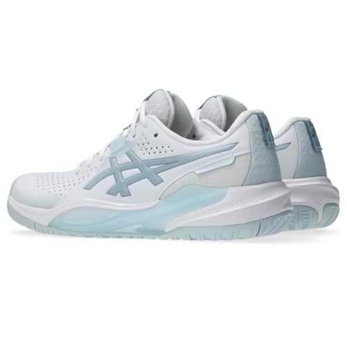ASICS Women's Gel-Challenger 15 Tennis Shoes, 9, White/Sky