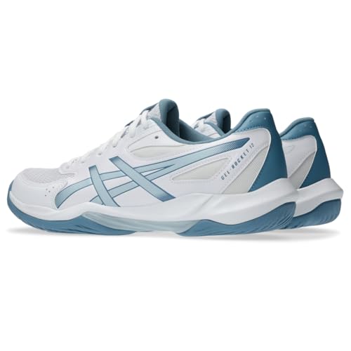 ASICS Men's Gel-Rocket 12 Volleyball Shoes, 9, White/Cool Grey