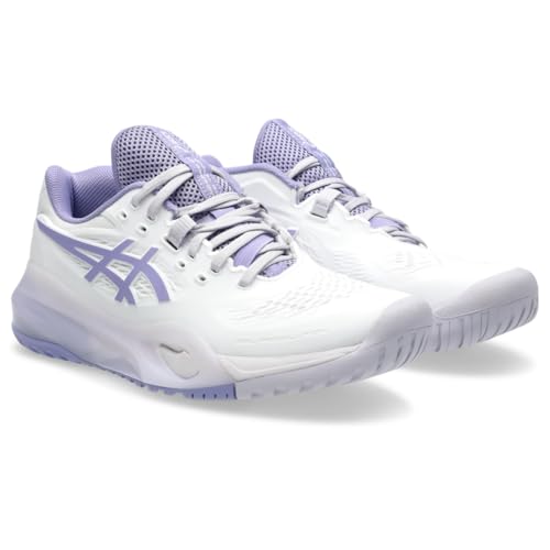 ASICS Women's Gel-Resolution X Tennis Shoes, 8, White/Bluebell