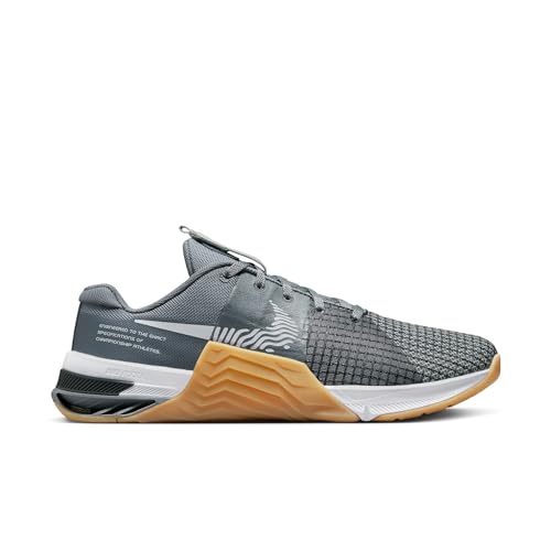Nike Men's Metcon 8 Trainers, Smoke Grey White Dk Smoke Grey, 11.5 Men