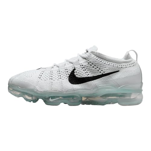 Nike Air Vapormax 2023 Flyknit Men's Shoes (DV1678-102, White/White/Pure Platinum/Black) Size 8