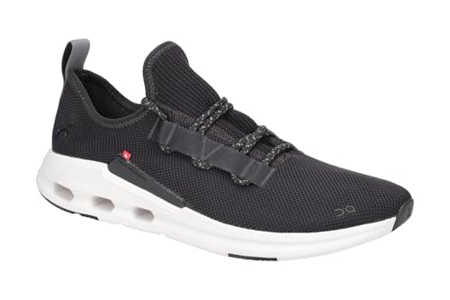 On Men's Cloudeasy Sneakers, Black/Rock, 10.5 Medium US