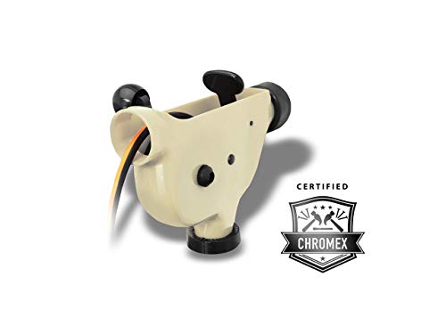 Chromex Extension Cord Reel Winder with 2 Fixed and 1 Swivel Wall Mount Brackets, Transportable from Wall to Wall