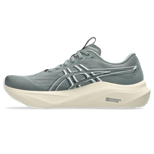 ASICS Men's GT-2000 14 Running Shoes, 11.5, Monument/White