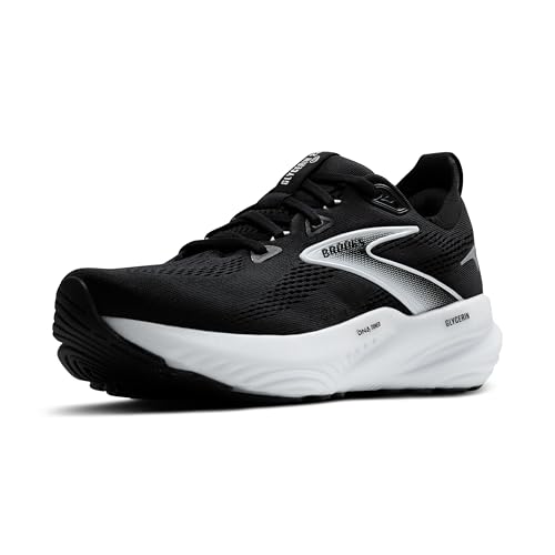 Brooks Women’s Glycerin 22 Neutral Running Shoe - Black/Grey/White - 10 Medium